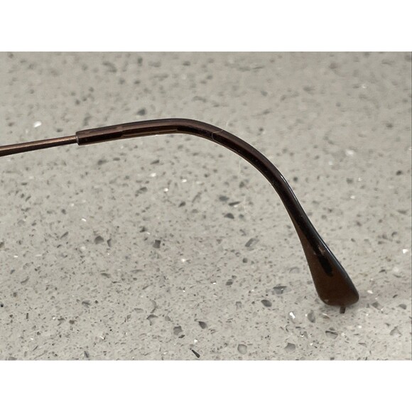 Safilo Elasta Eyeglasses Frames ONLY Italy 56-18-145 9HM 7115 Aviator Brown - Picture 7 of 14